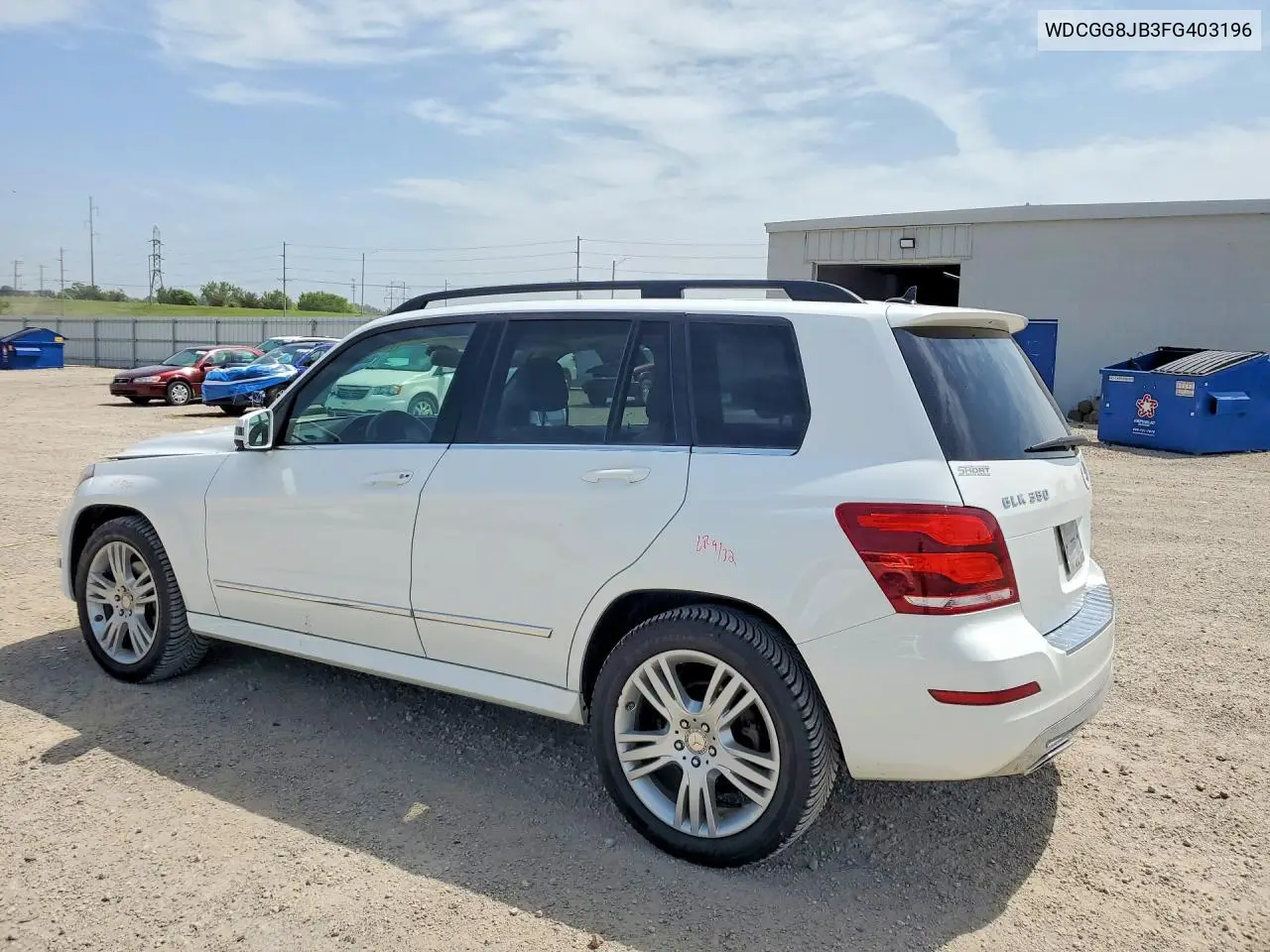 2015 Mercedes-Benz Glk 350 4Matic VIN: WDCGG8JB3FG403196 Lot: 59133826