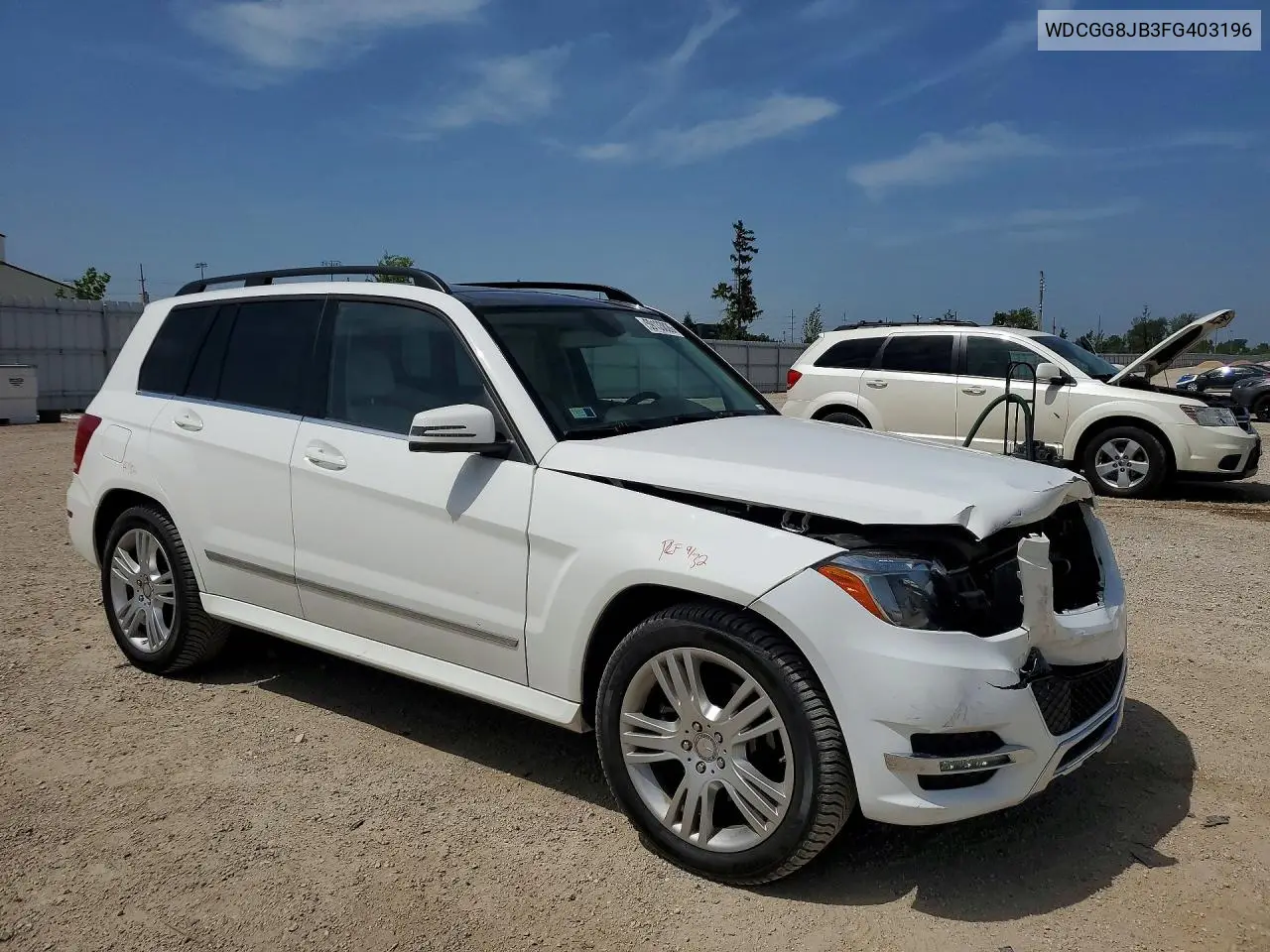 2015 Mercedes-Benz Glk 350 4Matic VIN: WDCGG8JB3FG403196 Lot: 59133826