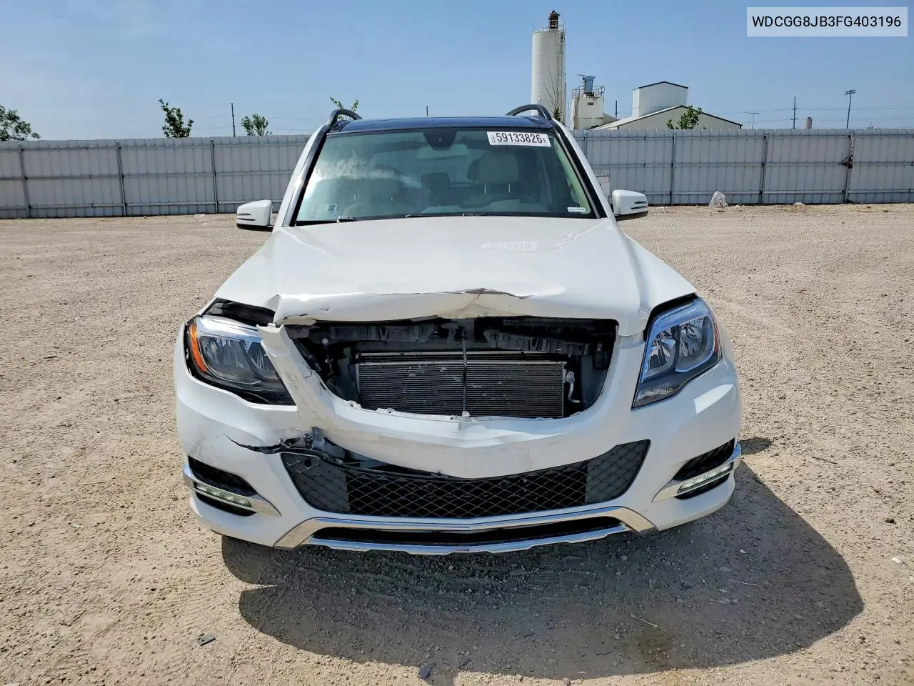 2015 Mercedes-Benz Glk 350 4Matic VIN: WDCGG8JB3FG403196 Lot: 59133826