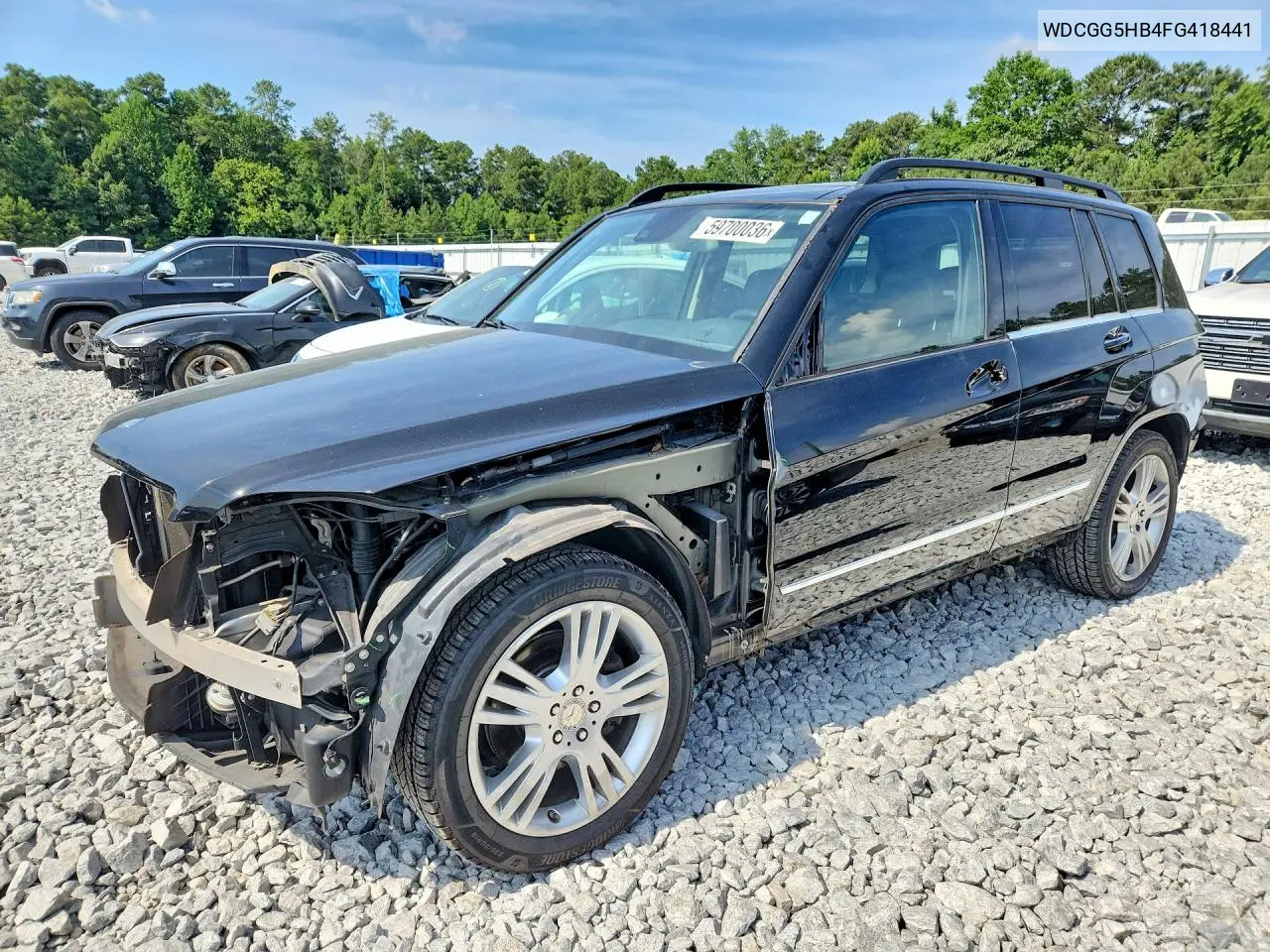 2015 Mercedes-Benz Glk 350 VIN: WDCGG5HB4FG418441 Lot: 59700036