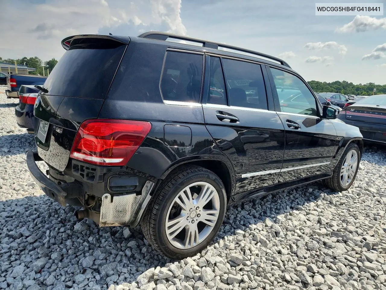 2015 Mercedes-Benz Glk 350 VIN: WDCGG5HB4FG418441 Lot: 59700036