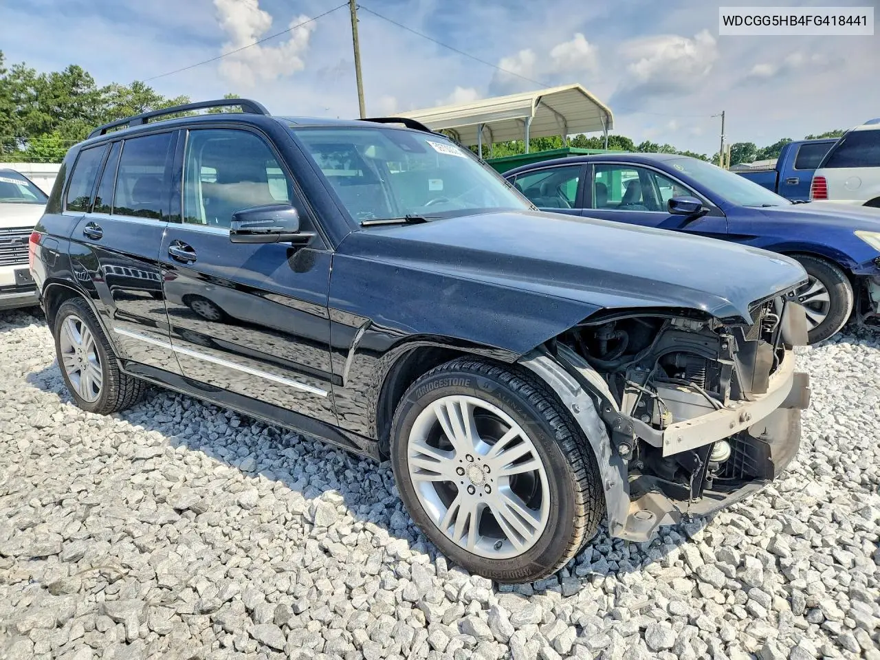 2015 Mercedes-Benz Glk 350 VIN: WDCGG5HB4FG418441 Lot: 59700036