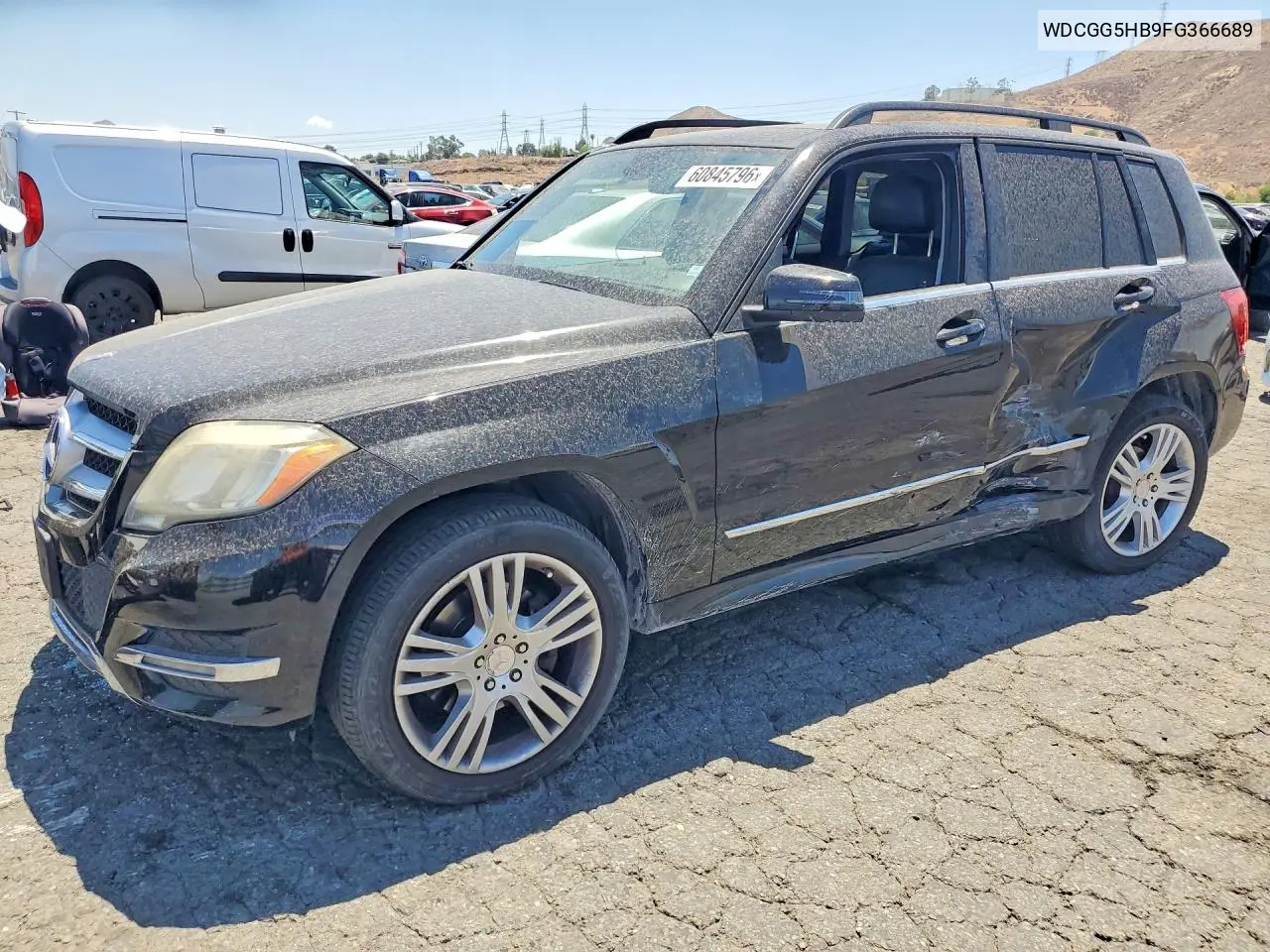 2015 Mercedes-Benz Glk 350 VIN: WDCGG5HB9FG366689 Lot: 60845796