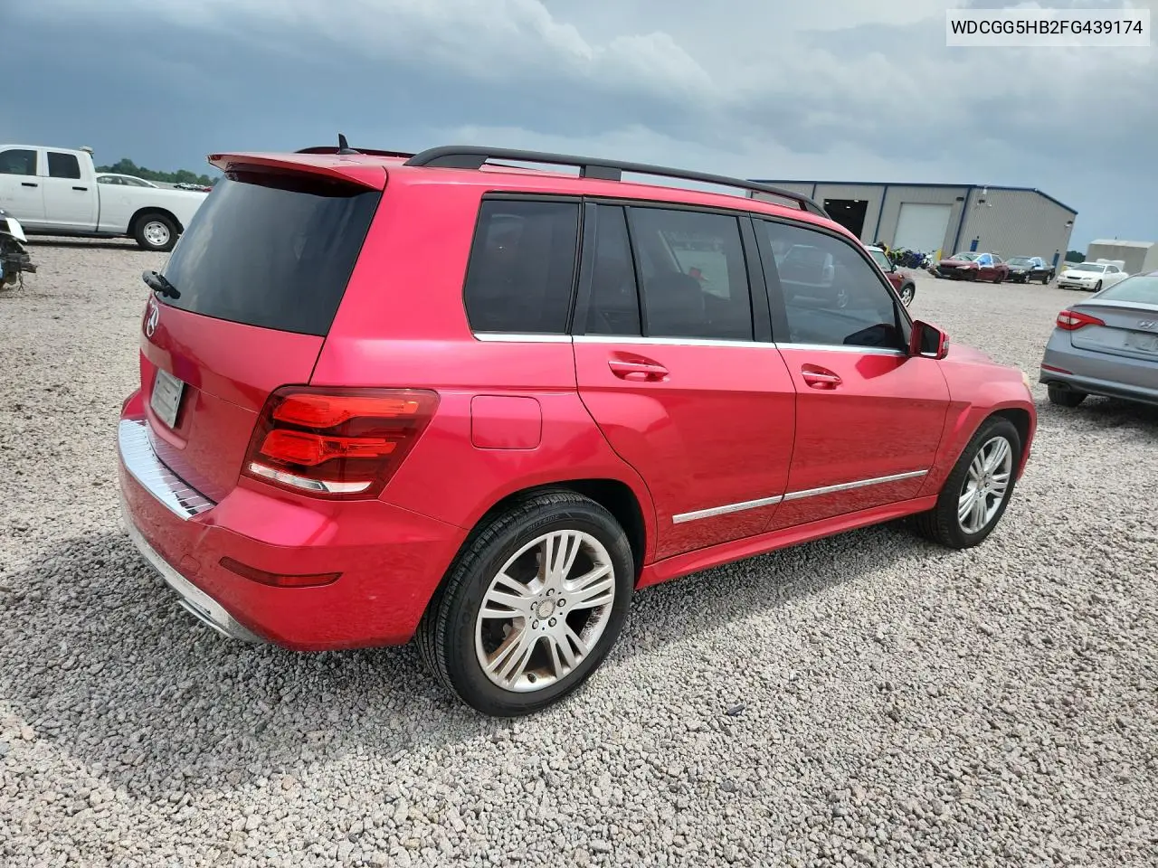 2015 Mercedes-Benz Glk 350 VIN: WDCGG5HB2FG439174 Lot: 60923616
