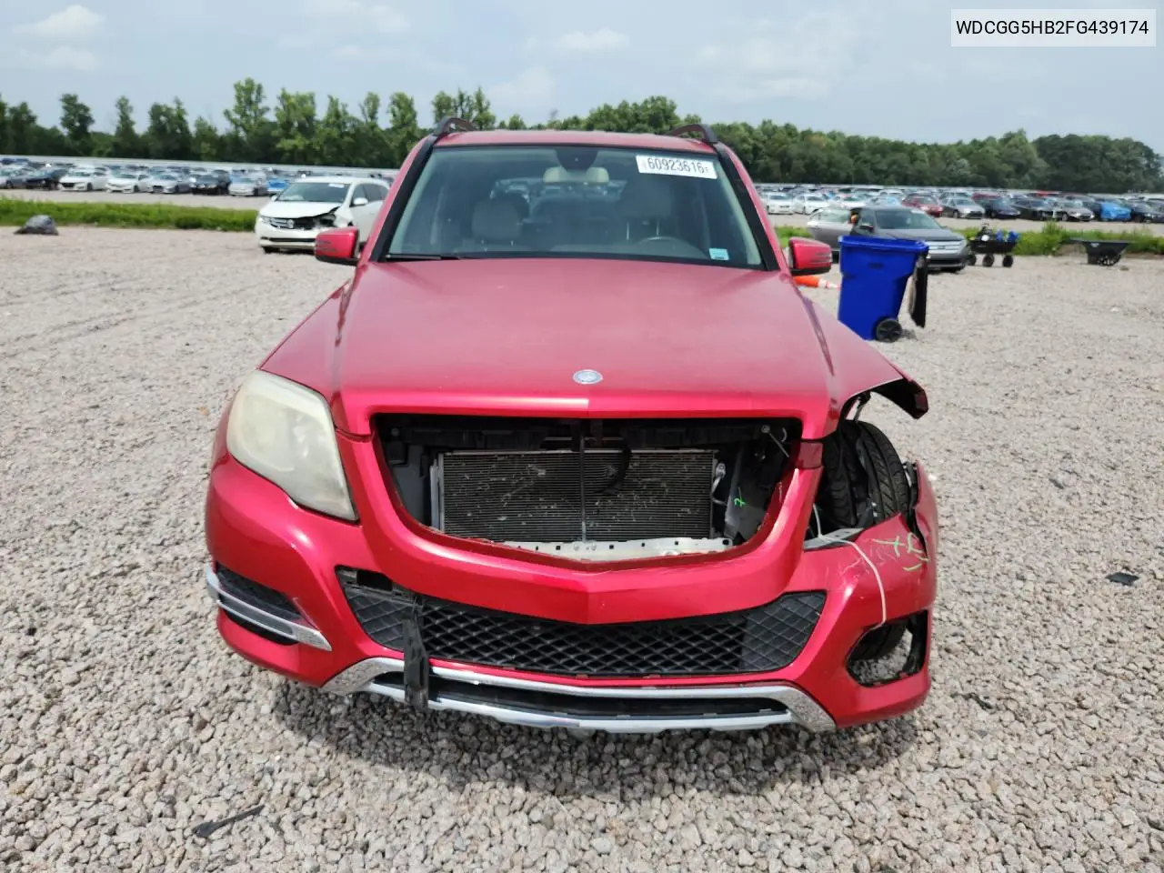 2015 Mercedes-Benz Glk 350 VIN: WDCGG5HB2FG439174 Lot: 60923616