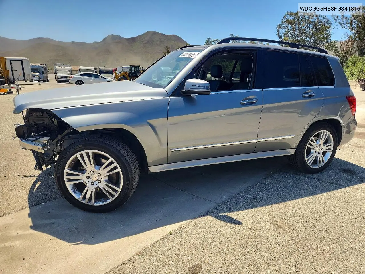 2015 Mercedes-Benz Glk 350 VIN: WDCGG5HB8FG341816 Lot: 61224626