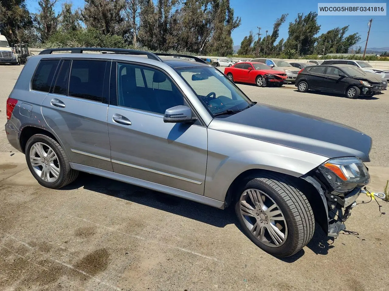 2015 Mercedes-Benz Glk 350 VIN: WDCGG5HB8FG341816 Lot: 61224626