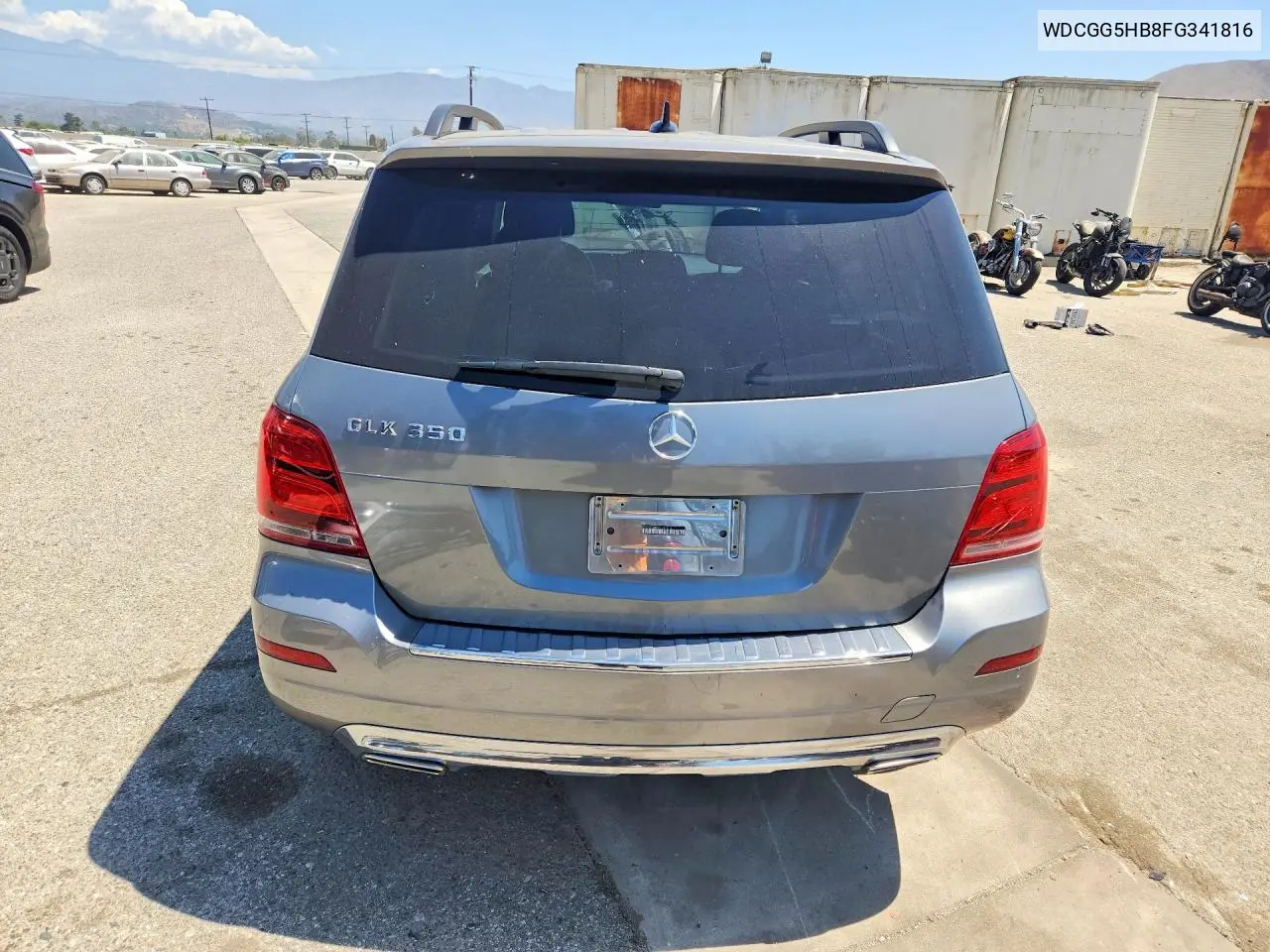 2015 Mercedes-Benz Glk 350 VIN: WDCGG5HB8FG341816 Lot: 61224626