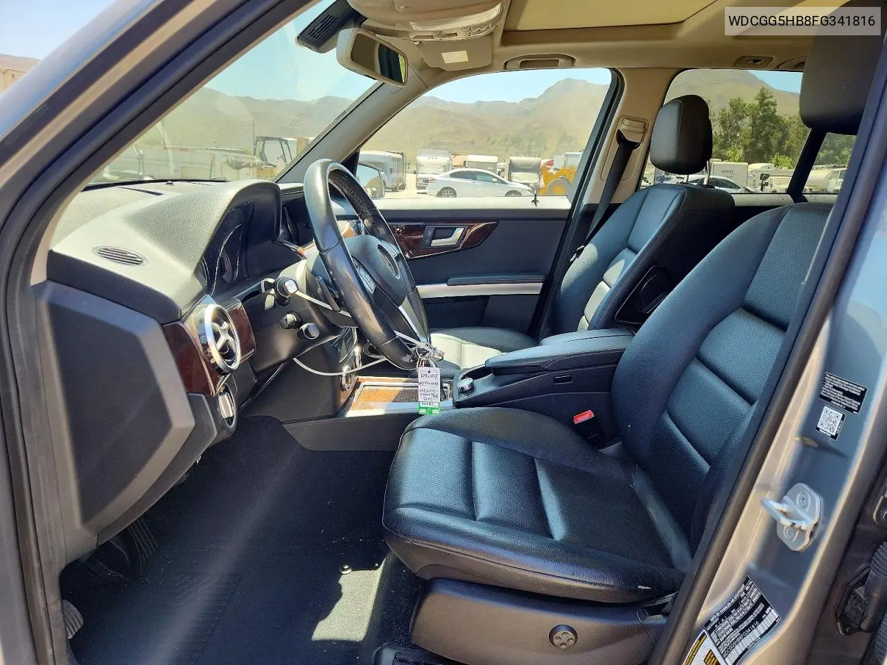 2015 Mercedes-Benz Glk 350 VIN: WDCGG5HB8FG341816 Lot: 61224626