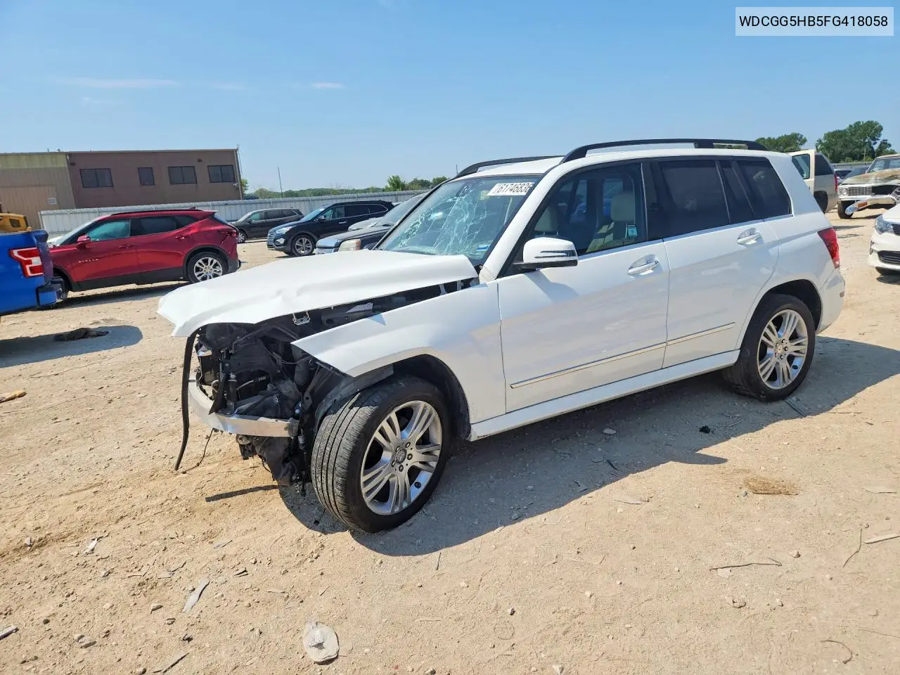 2015 Mercedes-Benz Glk 350 VIN: WDCGG5HB5FG418058 Lot: 61746836