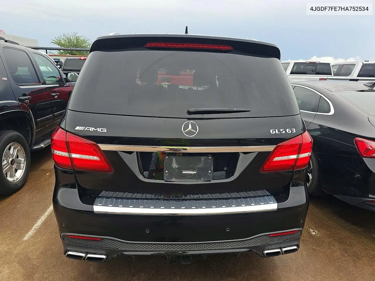2017 Mercedes-Benz Gls 63 Amg 4Matic VIN: 4JGDF7FE7HA752534 Lot: 59662626