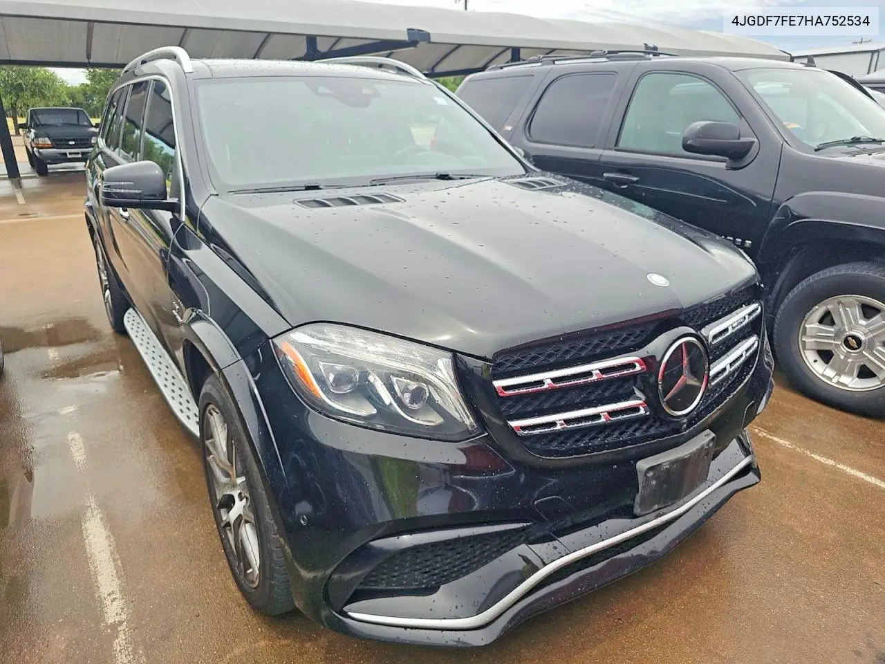 2017 Mercedes-Benz Gls 63 Amg 4Matic VIN: 4JGDF7FE7HA752534 Lot: 59662626