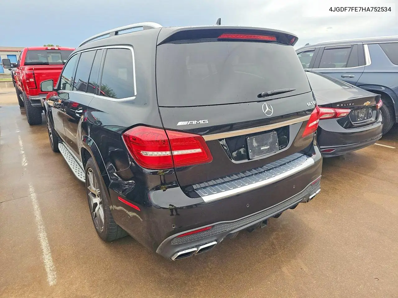 2017 Mercedes-Benz Gls 63 Amg 4Matic VIN: 4JGDF7FE7HA752534 Lot: 59662626