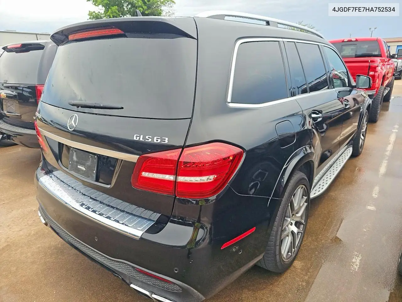 2017 Mercedes-Benz Gls 63 Amg 4Matic VIN: 4JGDF7FE7HA752534 Lot: 59662626