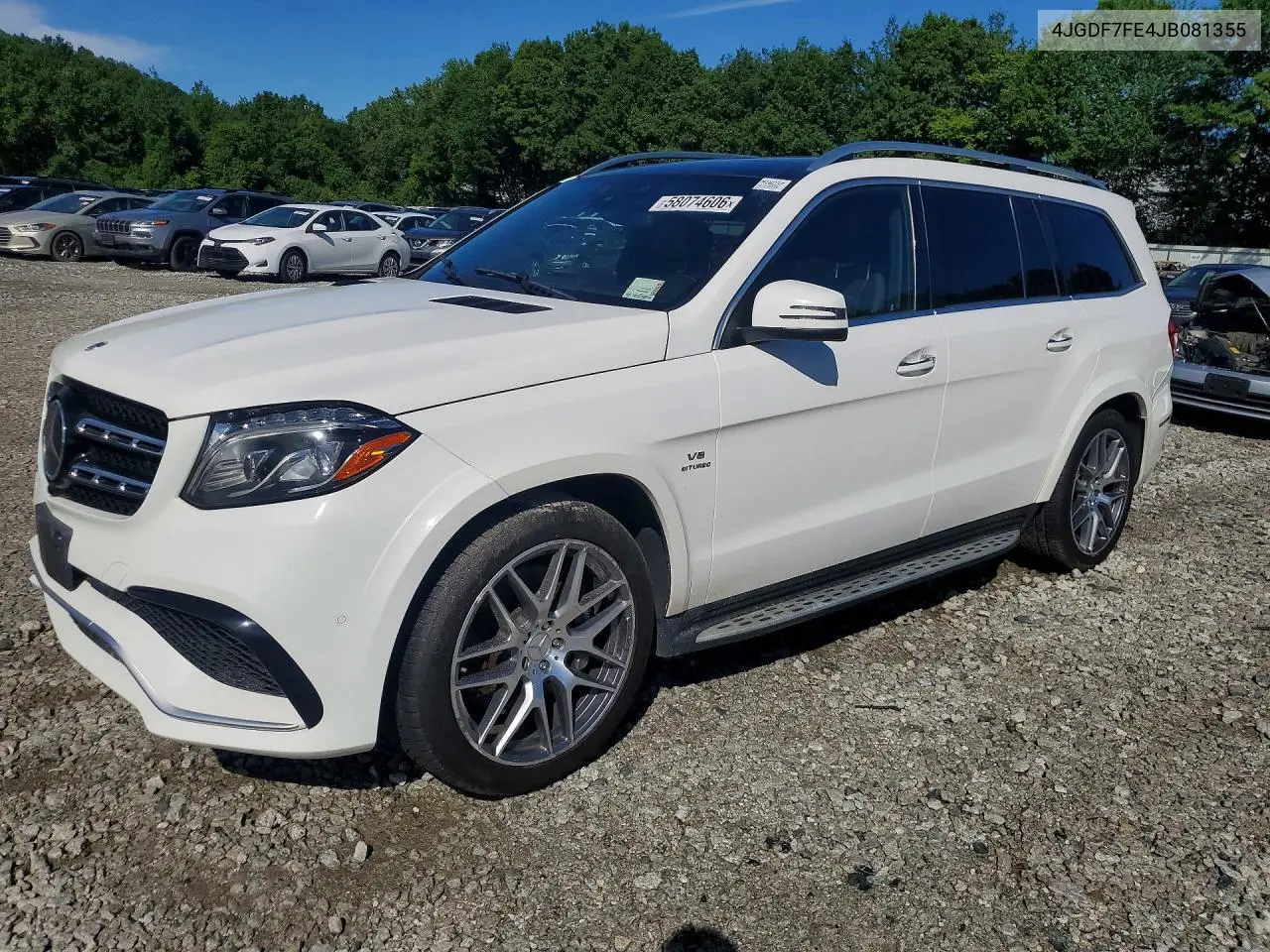 2018 Mercedes-Benz Gls 63 Amg 4Matic VIN: 4JGDF7FE4JB081355 Lot: 58074606