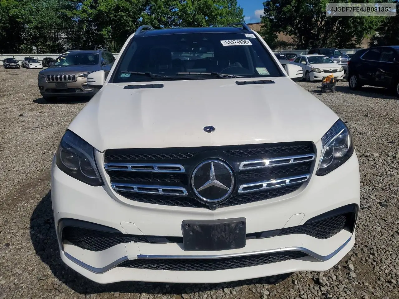 2018 Mercedes-Benz Gls 63 Amg 4Matic VIN: 4JGDF7FE4JB081355 Lot: 58074606
