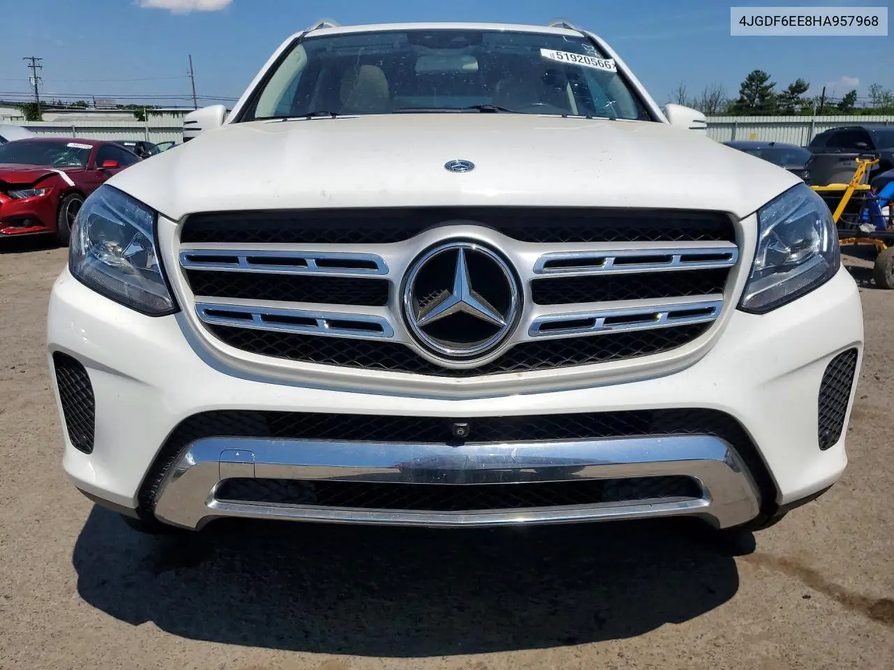 2017 Mercedes-Benz Gls 450 4Matic VIN: 4JGDF6EE8HA957968 Lot: 51920566