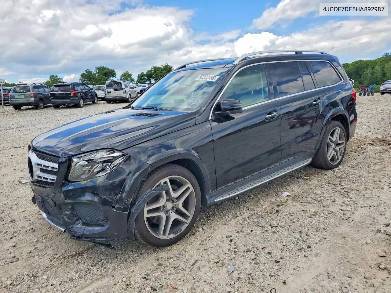 2017 Mercedes-Benz Gls 550 4Matic VIN: 4JGDF7DE5HA892987 Lot: 52323886