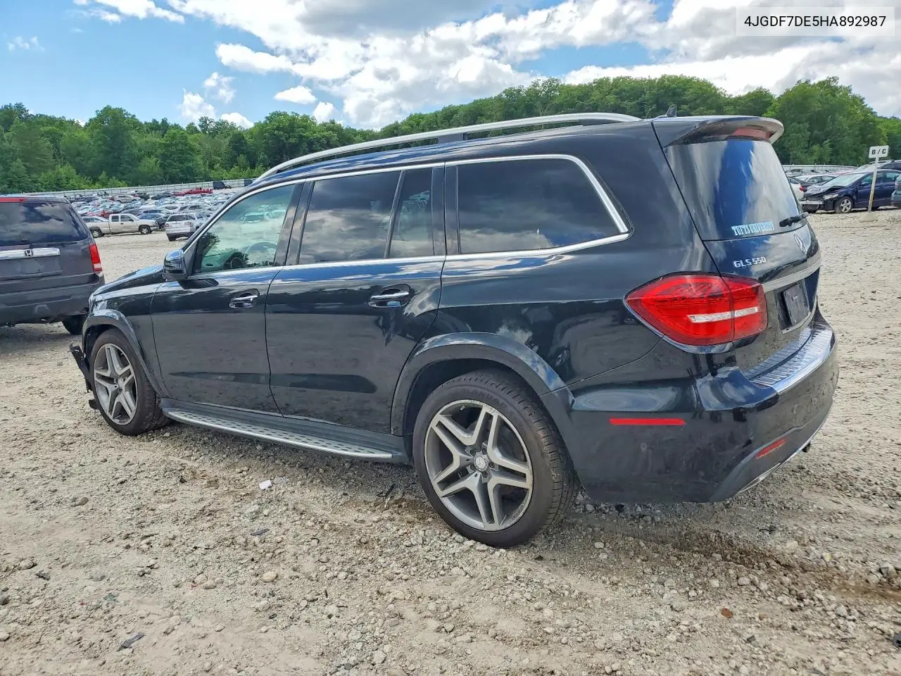 2017 Mercedes-Benz Gls 550 4Matic VIN: 4JGDF7DE5HA892987 Lot: 52323886
