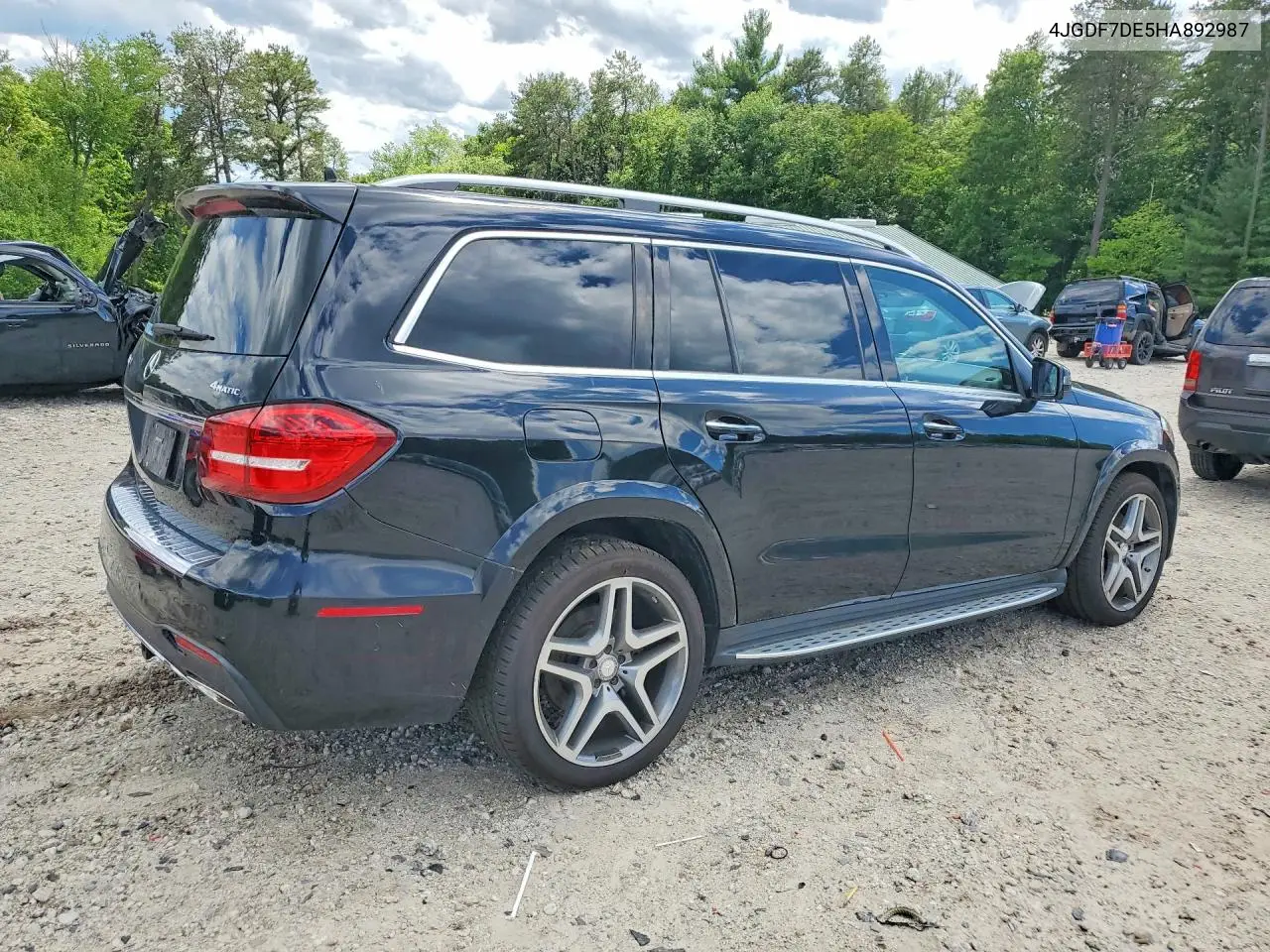2017 Mercedes-Benz Gls 550 4Matic VIN: 4JGDF7DE5HA892987 Lot: 52323886
