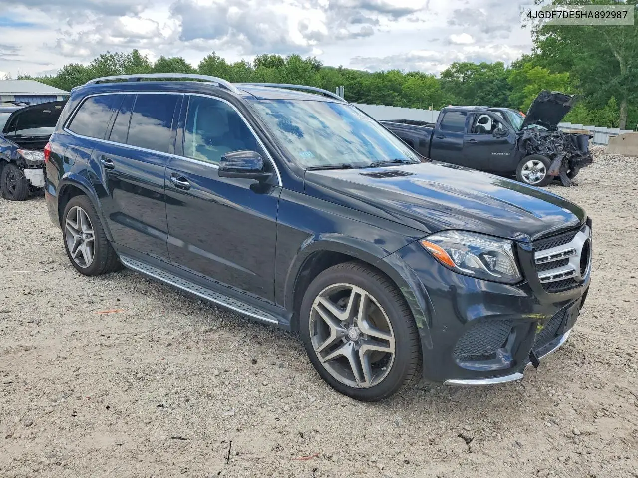 2017 Mercedes-Benz Gls 550 4Matic VIN: 4JGDF7DE5HA892987 Lot: 52323886