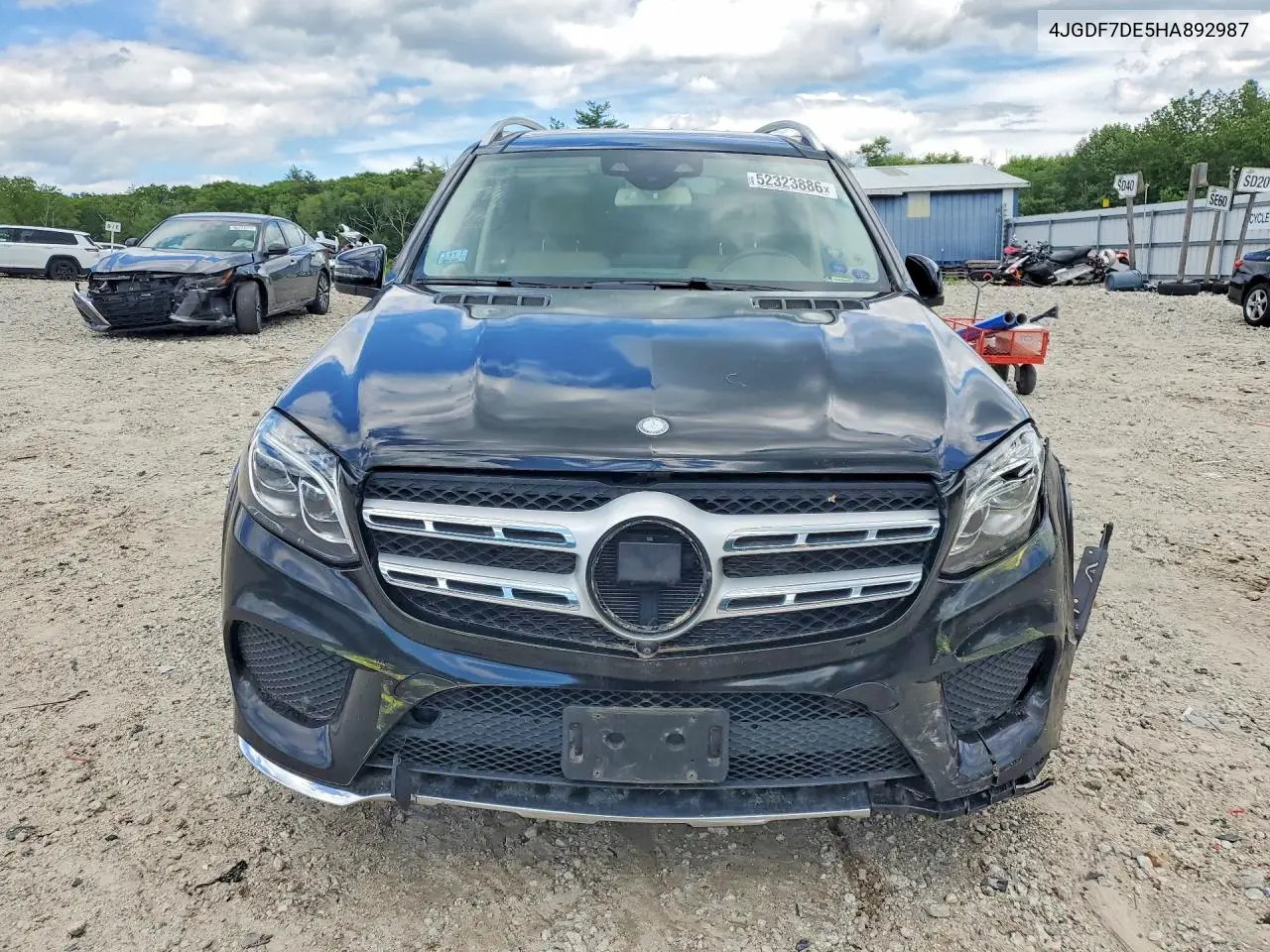 2017 Mercedes-Benz Gls 550 4Matic VIN: 4JGDF7DE5HA892987 Lot: 52323886