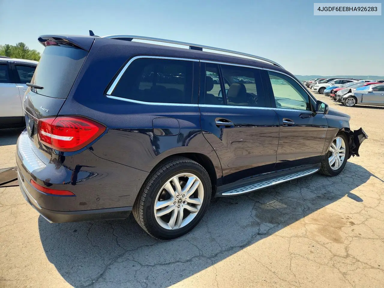 2017 Mercedes-Benz Gls 450 4Matic VIN: 4JGDF6EE8HA926283 Lot: 53636896