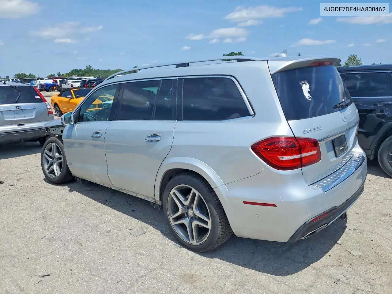 2017 Mercedes-Benz Gls 550 4Matic VIN: 4JGDF7DE4HA800462 Lot: 55272606