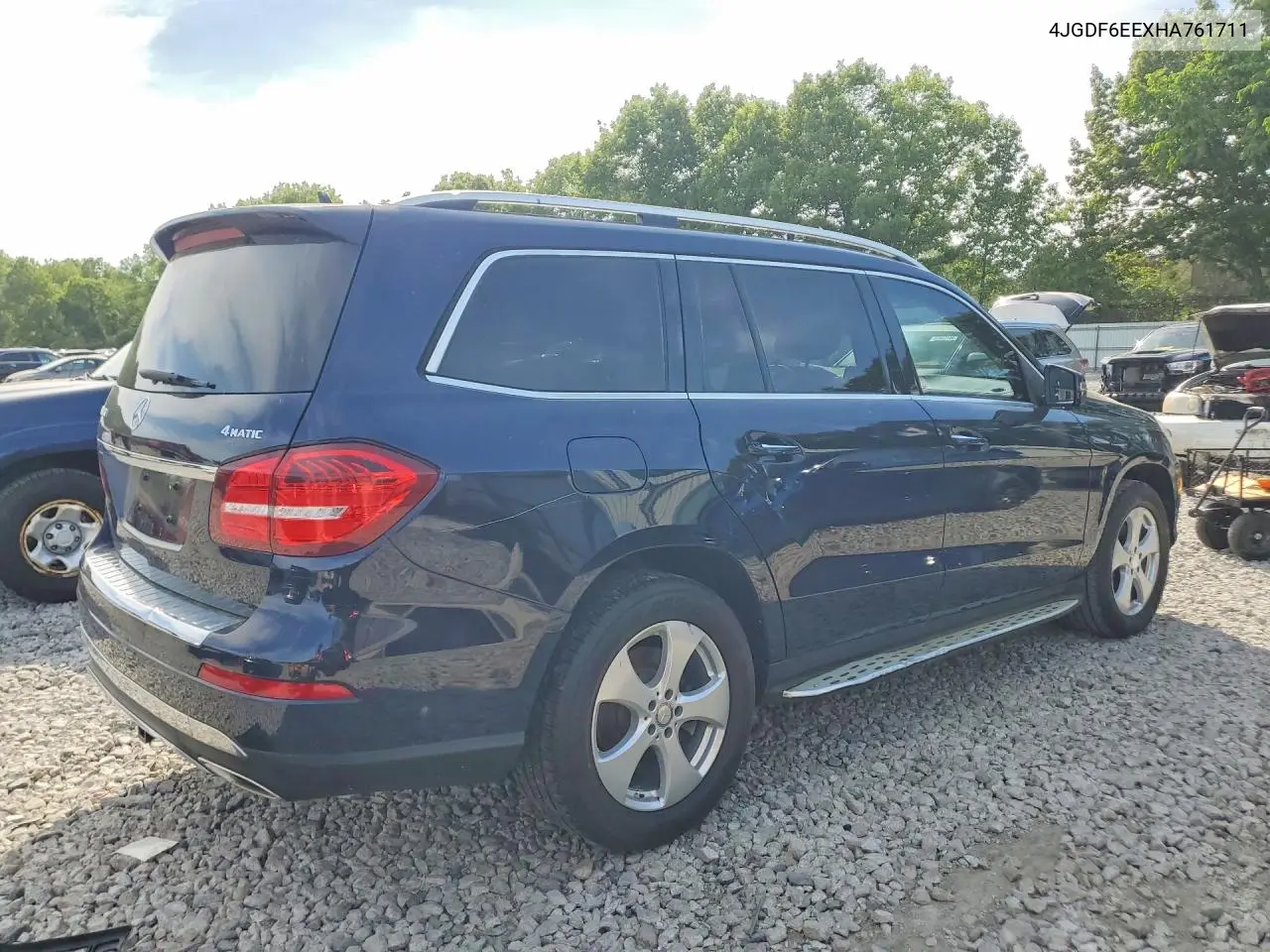 2017 Mercedes-Benz Gls 450 4Matic VIN: 4JGDF6EEXHA761711 Lot: 55780626