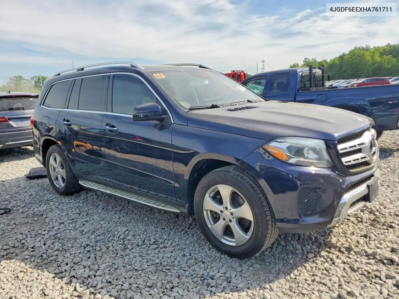 2017 Mercedes-Benz Gls 450 4Matic VIN: 4JGDF6EEXHA761711 Lot: 55780626