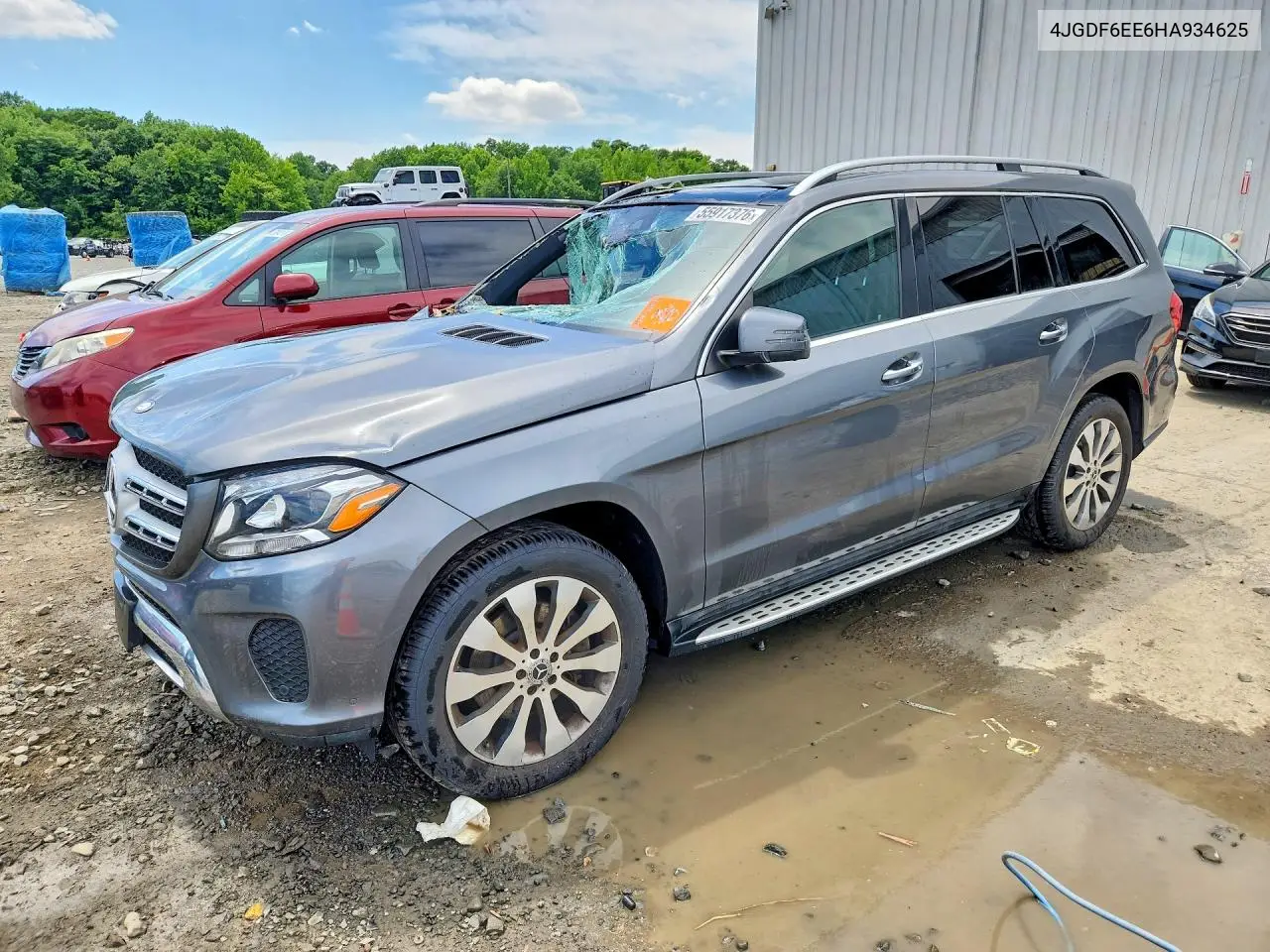 2017 Mercedes-Benz Gls 450 4Matic VIN: 4JGDF6EE6HA934625 Lot: 55917376