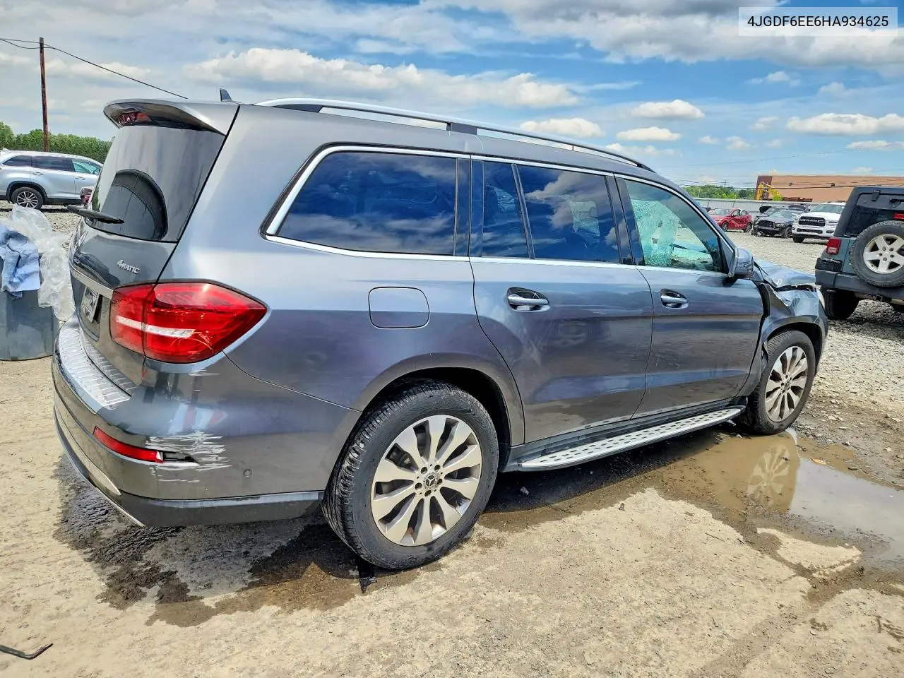 2017 Mercedes-Benz Gls 450 4Matic VIN: 4JGDF6EE6HA934625 Lot: 55917376