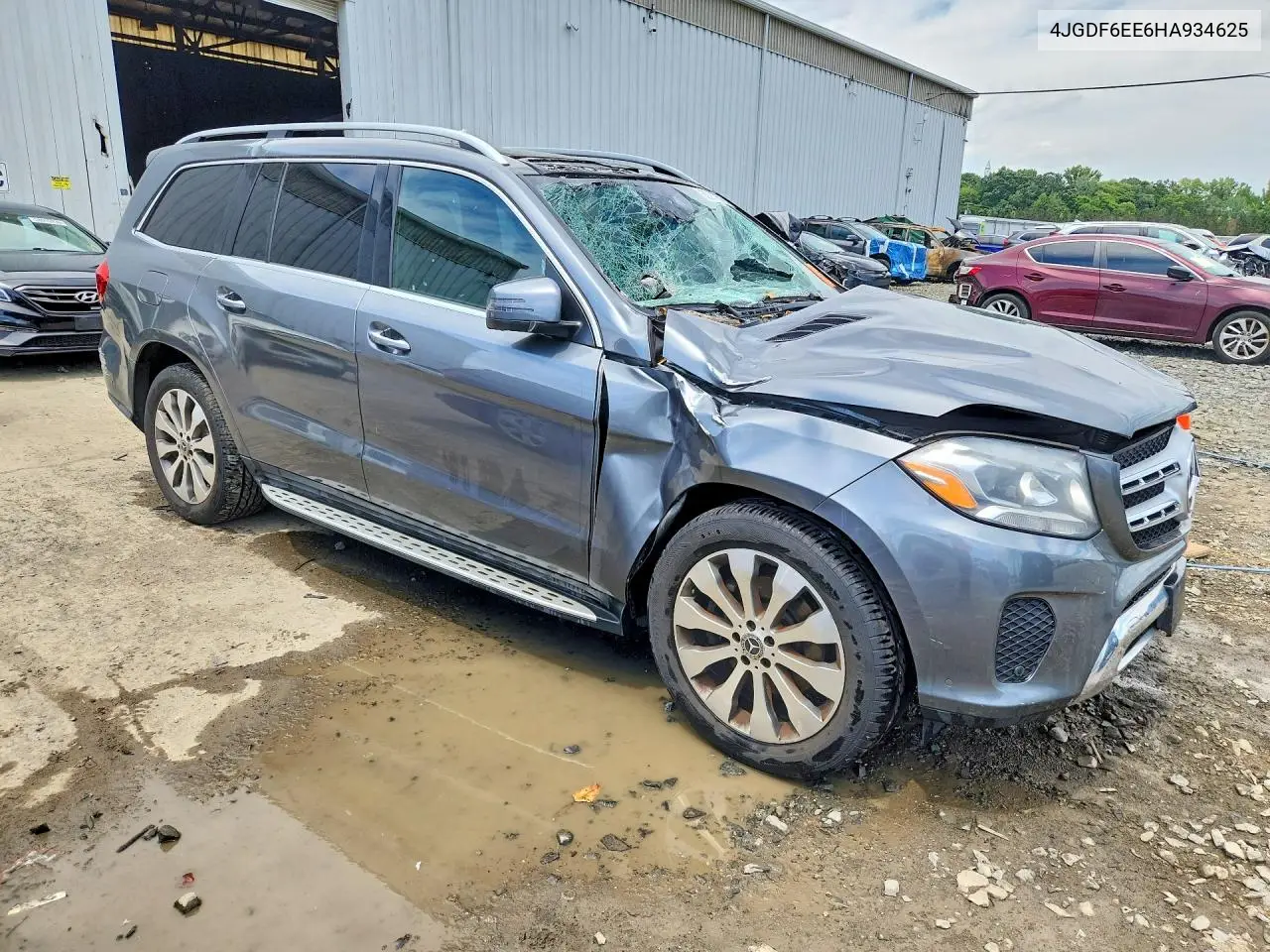 2017 Mercedes-Benz Gls 450 4Matic VIN: 4JGDF6EE6HA934625 Lot: 55917376
