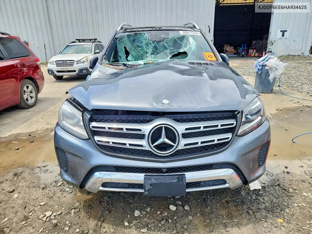 2017 Mercedes-Benz Gls 450 4Matic VIN: 4JGDF6EE6HA934625 Lot: 55917376