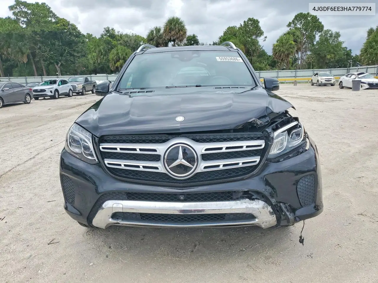 2017 Mercedes-Benz Gls 450 4Matic VIN: 4JGDF6EE3HA779774 Lot: 55953686