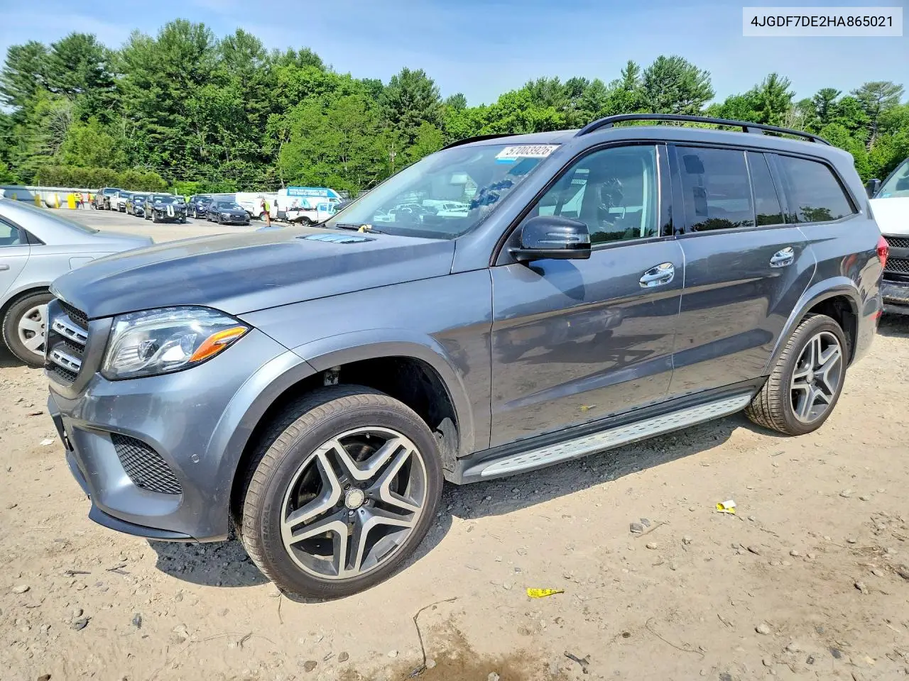 2017 Mercedes-Benz Gls 550 4Matic VIN: 4JGDF7DE2HA865021 Lot: 57003926