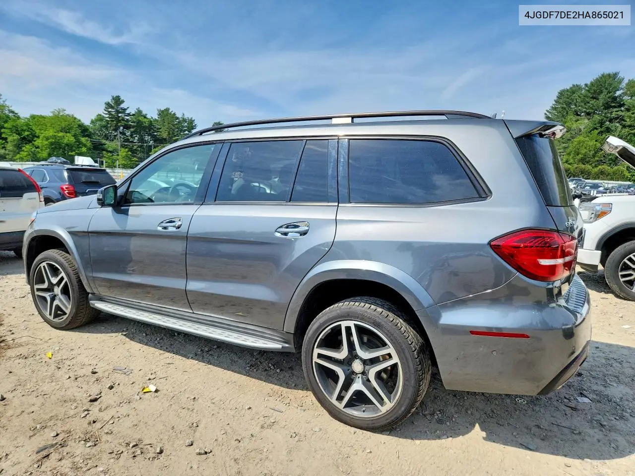 2017 Mercedes-Benz Gls 550 4Matic VIN: 4JGDF7DE2HA865021 Lot: 57003926