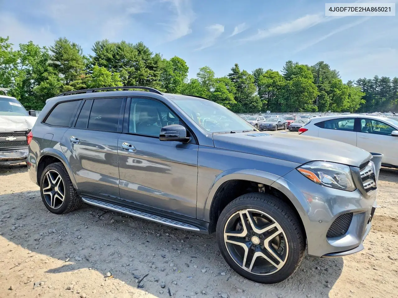 2017 Mercedes-Benz Gls 550 4Matic VIN: 4JGDF7DE2HA865021 Lot: 57003926