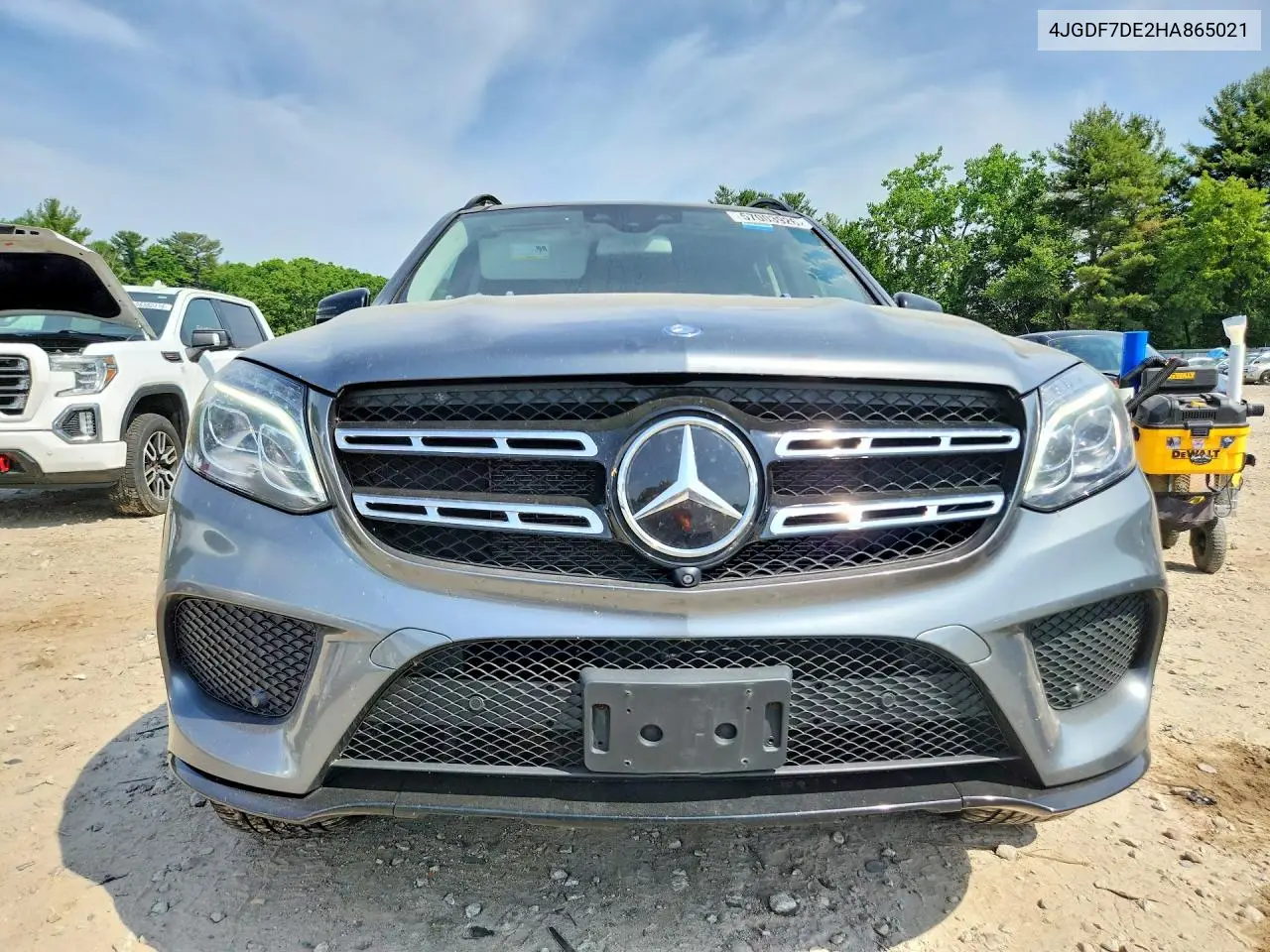 2017 Mercedes-Benz Gls 550 4Matic VIN: 4JGDF7DE2HA865021 Lot: 57003926