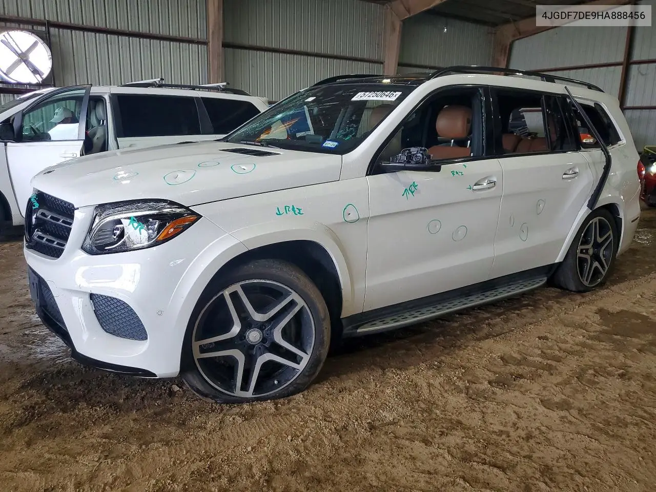 2017 Mercedes-Benz Gls 550 4Matic VIN: 4JGDF7DE9HA888456 Lot: 57250646