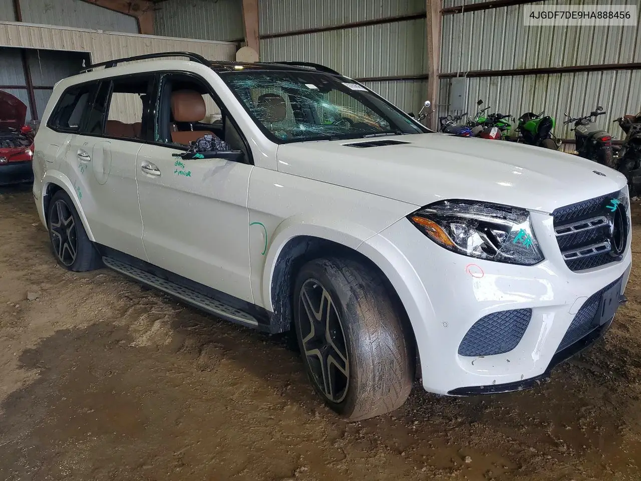 2017 Mercedes-Benz Gls 550 4Matic VIN: 4JGDF7DE9HA888456 Lot: 57250646