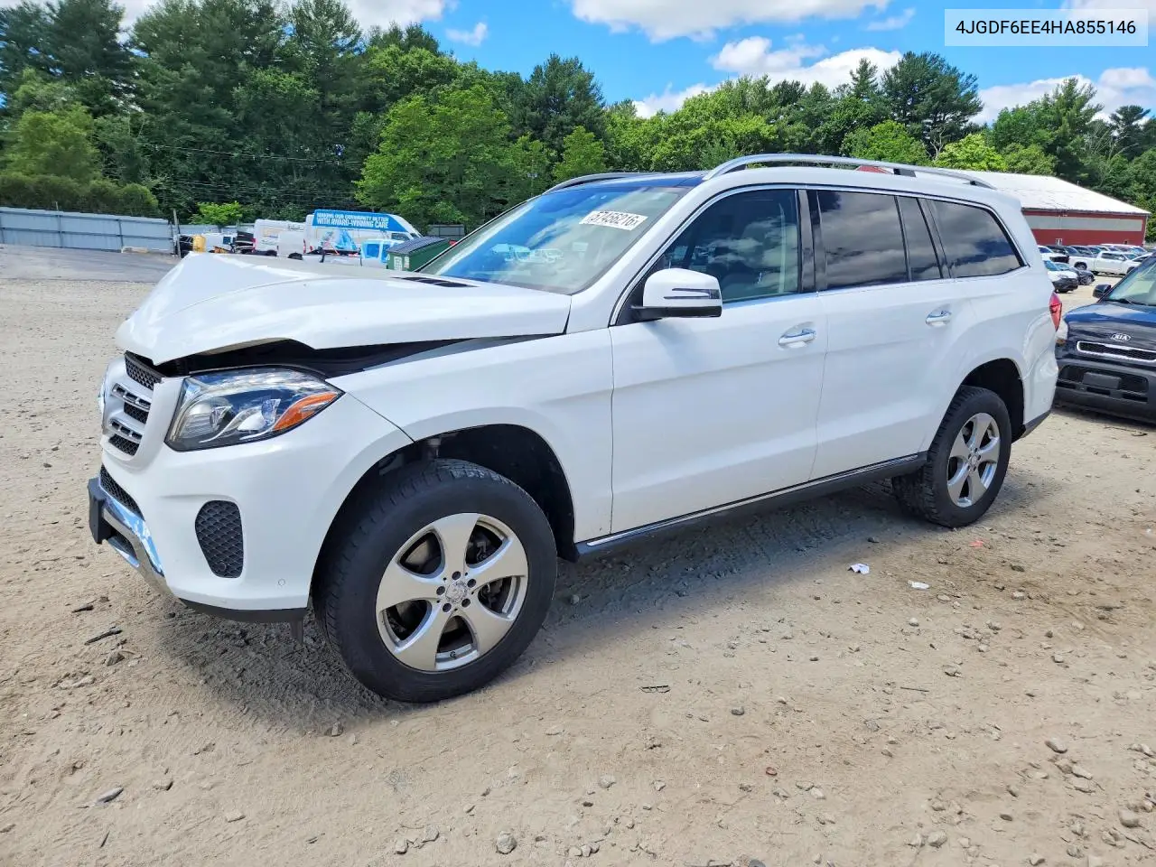 2017 Mercedes-Benz Gls 450 4Matic VIN: 4JGDF6EE4HA855146 Lot: 57456216