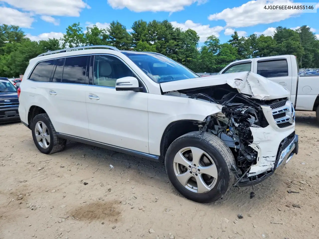 2017 Mercedes-Benz Gls 450 4Matic VIN: 4JGDF6EE4HA855146 Lot: 57456216