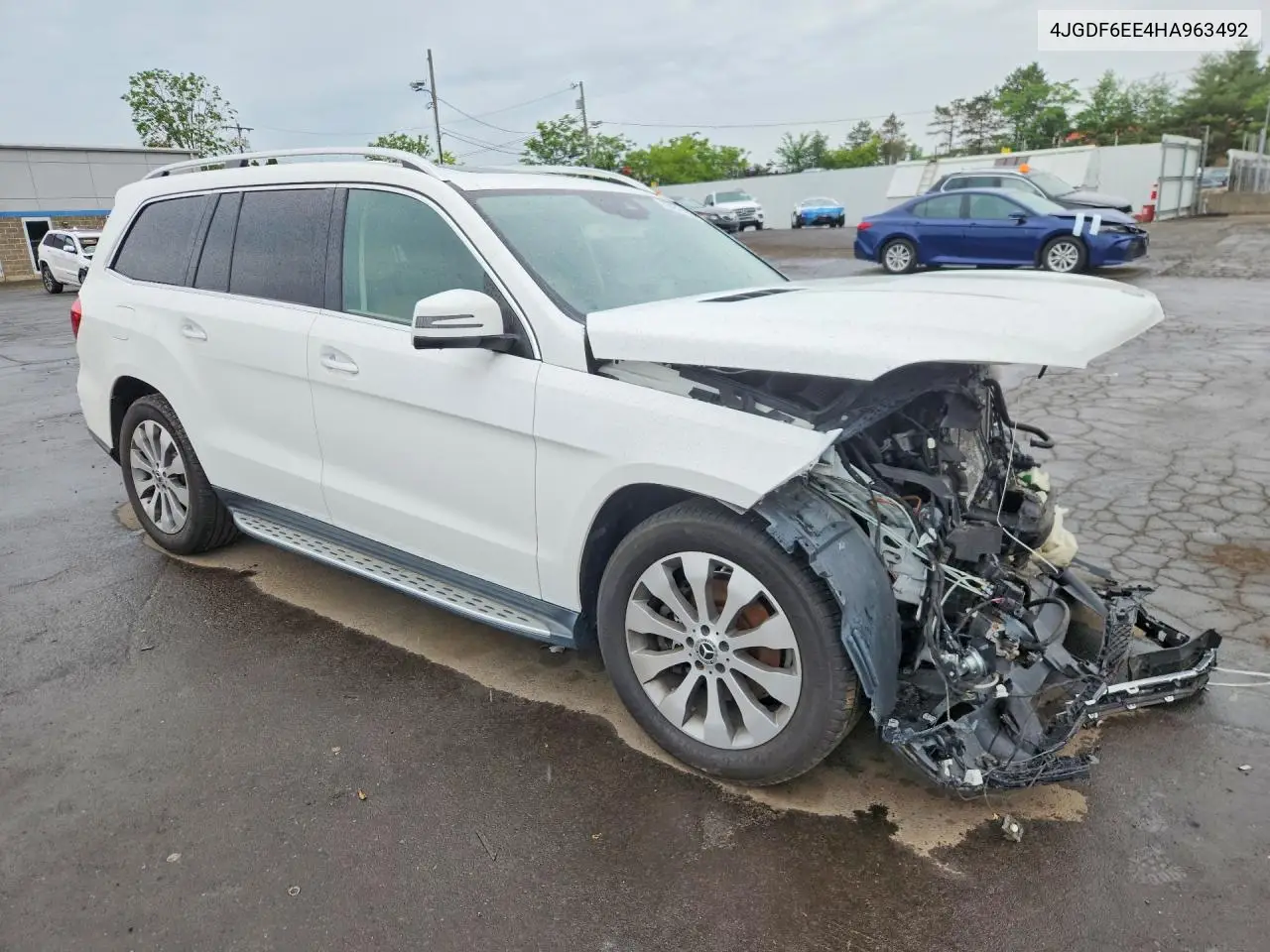 2017 Mercedes-Benz Gls 450 4Matic VIN: 4JGDF6EE4HA963492 Lot: 57611756