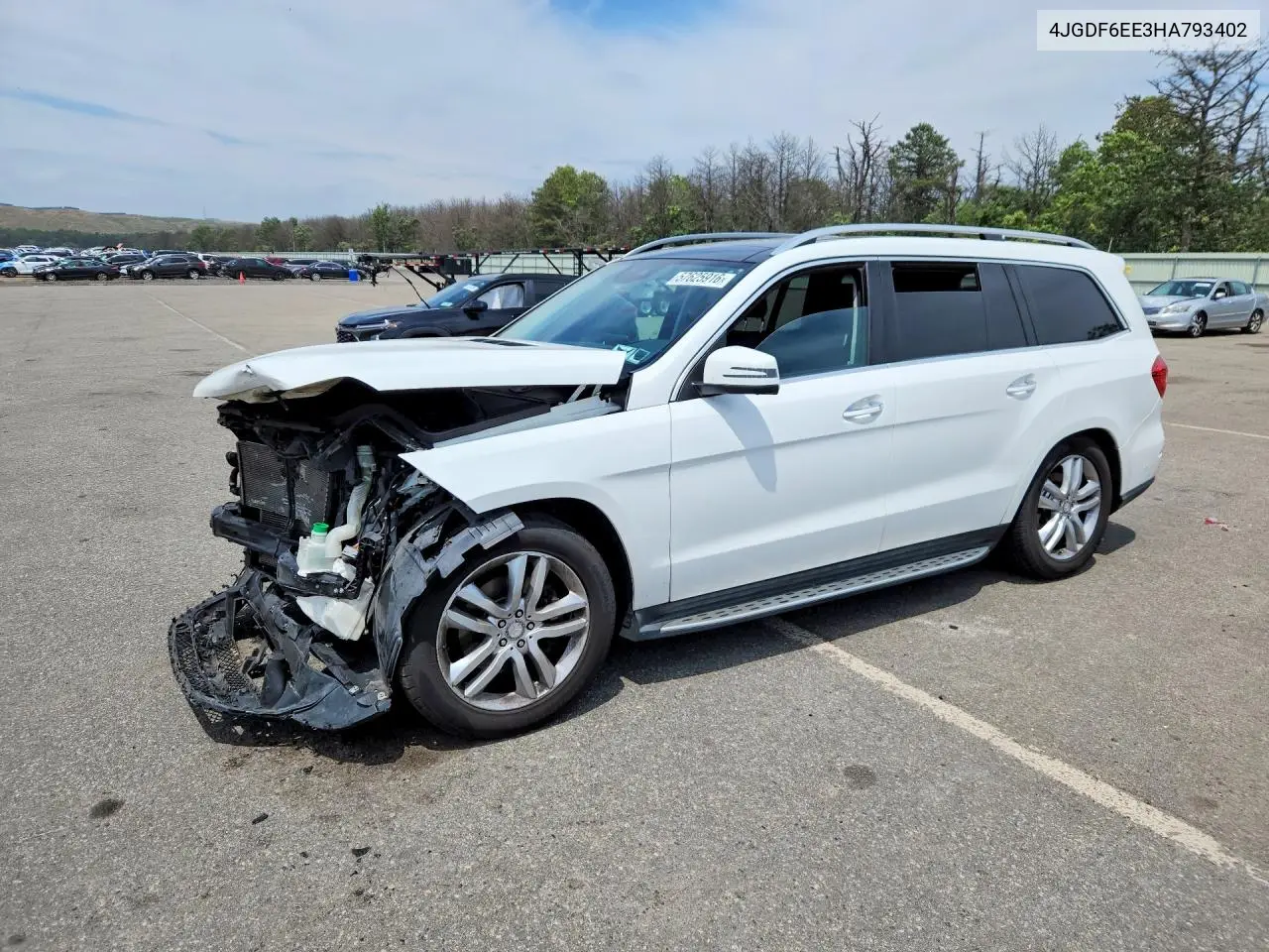 2017 Mercedes-Benz Gls 450 4Matic VIN: 4JGDF6EE3HA793402 Lot: 57625916