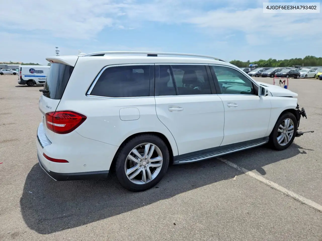 2017 Mercedes-Benz Gls 450 4Matic VIN: 4JGDF6EE3HA793402 Lot: 57625916