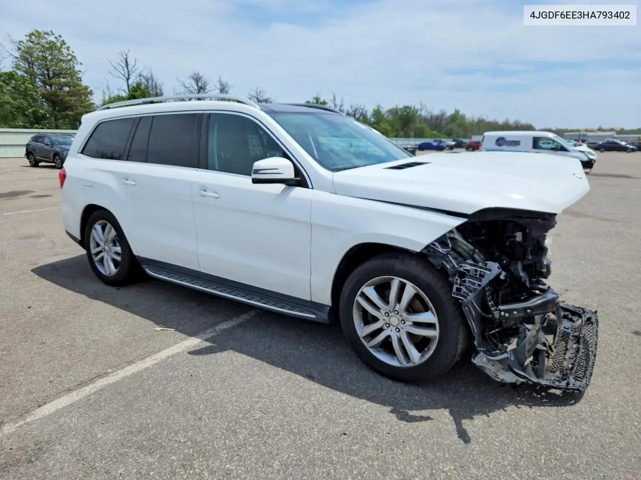 2017 Mercedes-Benz Gls 450 4Matic VIN: 4JGDF6EE3HA793402 Lot: 57625916