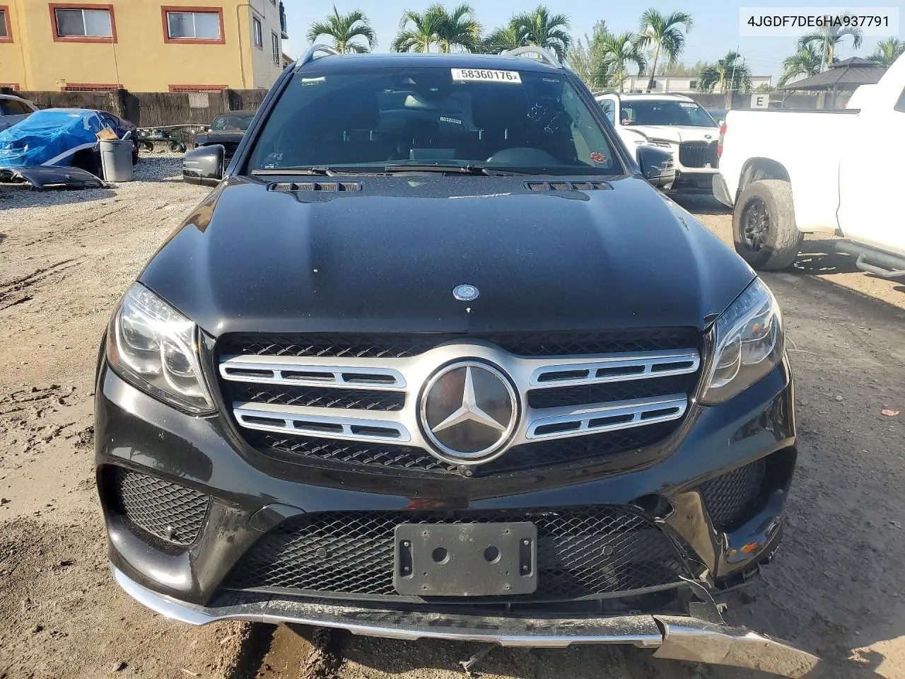 2017 Mercedes-Benz Gls 550 4Matic VIN: 4JGDF7DE6HA937791 Lot: 58360176