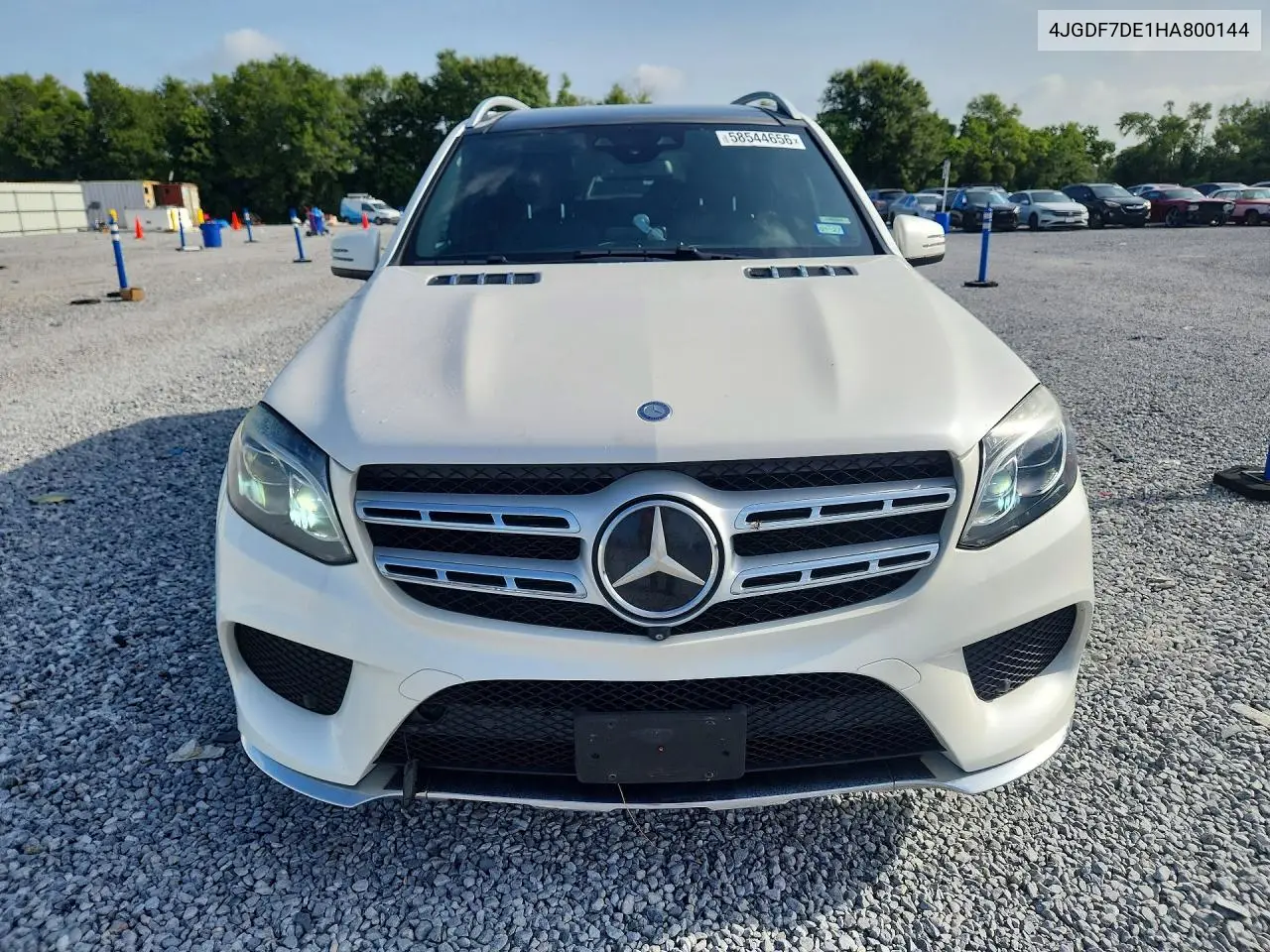 2017 Mercedes-Benz Gls 550 4Matic VIN: 4JGDF7DE1HA800144 Lot: 58544656