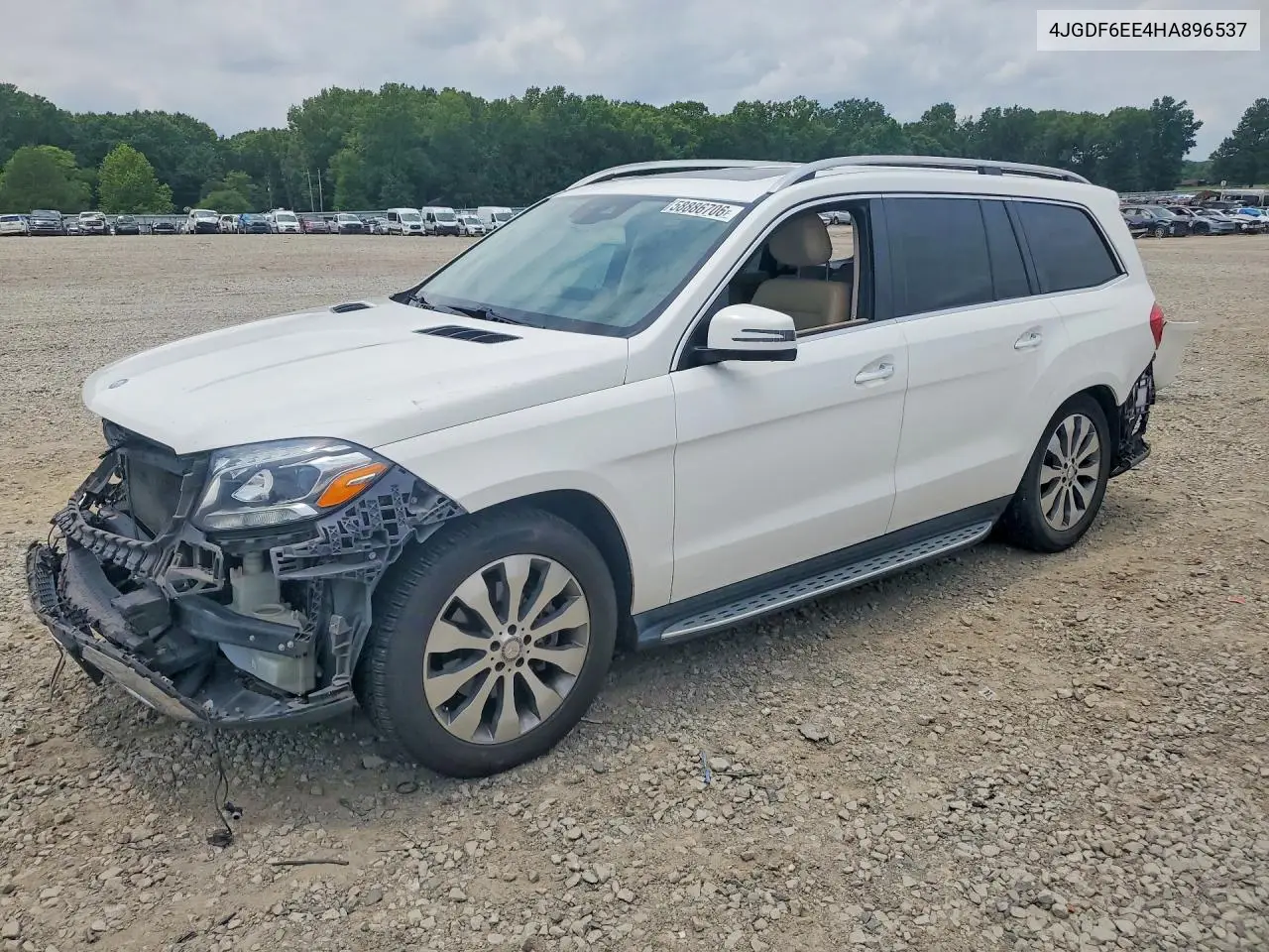2017 Mercedes-Benz Gls 450 4Matic VIN: 4JGDF6EE4HA896537 Lot: 58886706